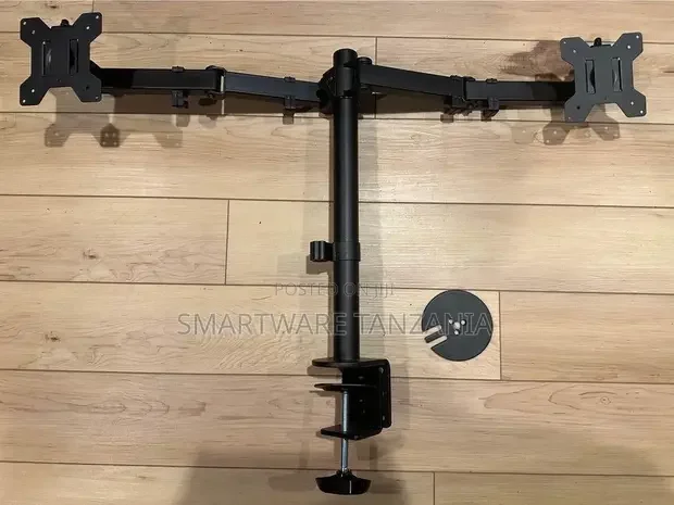 Height Adjustable Full Motion Dual Monitor Desk Mount - Buy in Dar es Salaam, Tanzania | Smartware