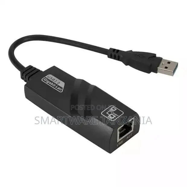 High Speed USB 3.0 To RJ45 Ethernet LAN Network Adapter - Buy in Dar es Salaam, Tanzania | Smartware