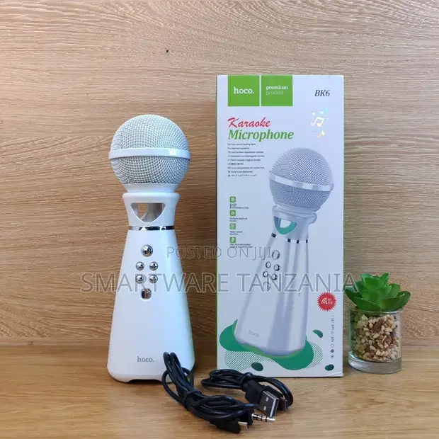 Hoco BK6 Karaoke Microphone Bluetooth Speaker - Buy in Dar es Salaam, Tanzania | Smartware