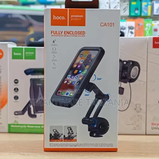 Hoco CA101 Waterproof Motorcycle Phone Holder - Buy in Dar es Salaam, Tanzania | Smartware