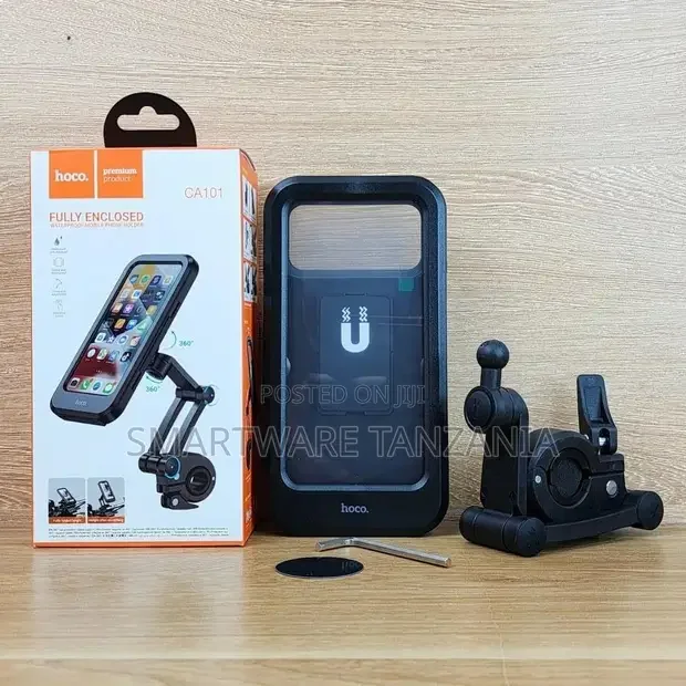 Hoco CA101 Waterproof Motorcycle Phone Mount - Buy in Dar es Salaam, Tanzania | Smartware