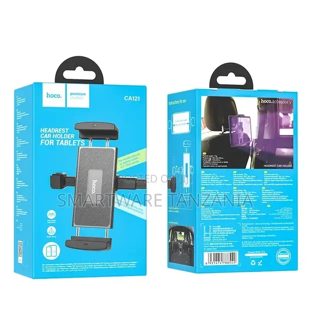 Hoco CA121 Headrest Car Holder for Tablets - Buy in Dar es Salaam, Tanzania | Smartware
