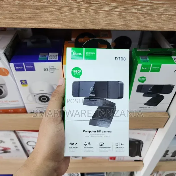 Hoco D100 Full Hd 1080p Webcam With Dual Microphone Usb Camera