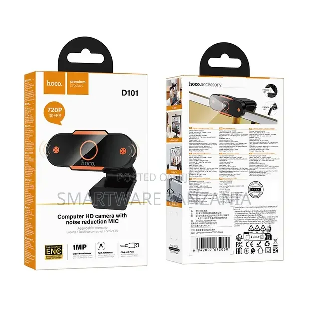Hoco D101 HD Webcam 720P 30FPS - Buy in Dar es Salaam, Tanzania | Smartware