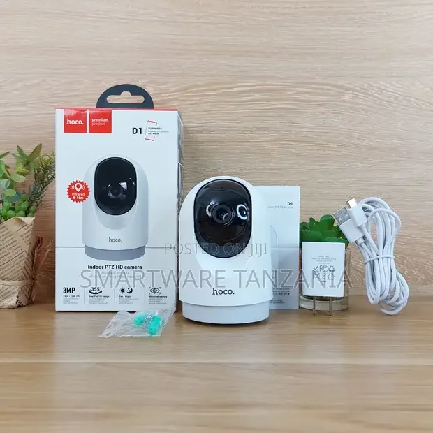 Hoco D1 Indoor PTZ Security Camera 3MP - Buy in Dar es Salaam, Tanzania | Smartware