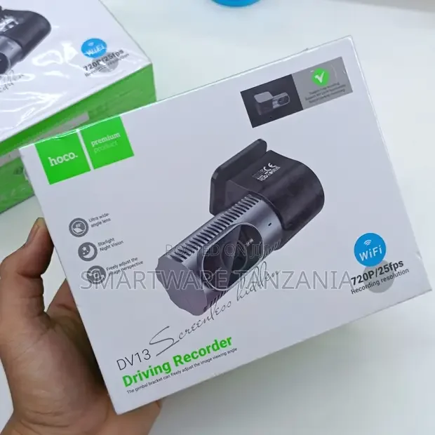 Hoco DV13 Hidden Dash Cam Wifi 720p - Buy in Dar es Salaam, Tanzania | Smartware
