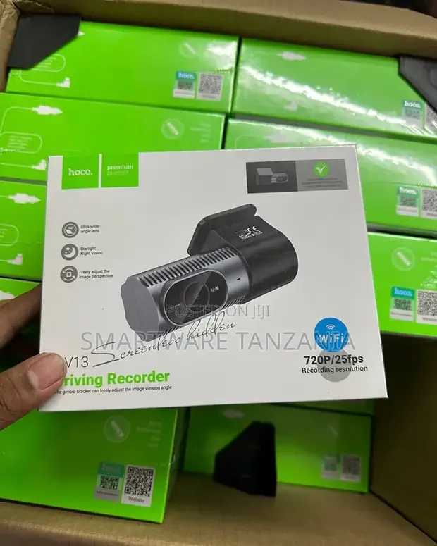 Hoco DV13 Hidden Wifi Dash Cam 720p Night Vision - Buy in Dar es Salaam, Tanzania | Smartware