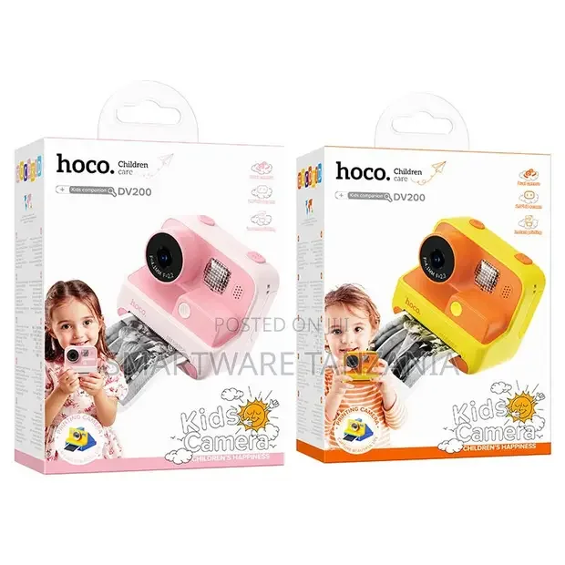Hoco DV200 Kids Digital Camera Instant Print Thermal Printer - Buy in Dar es Salaam, Tanzania | Smartware