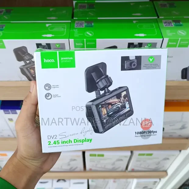Hoco DV2 Car Dash Camera 1080P - Buy in Dar es Salaam, Tanzania | Smartware