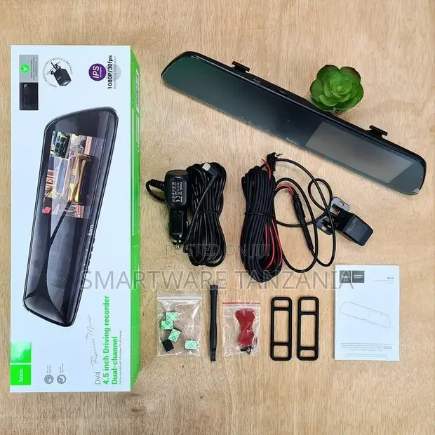 Hoco DV4 Dash Cam Dual Channel 1080p Driving Recorder - Buy in Dar es Salaam, Tanzania | Smartware