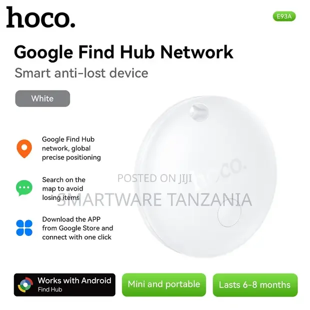 Hoco E93A Google Find Hub Tracker - Buy in Dar es Salaam, Tanzania | Smartware