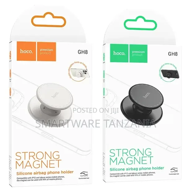 Hoco Gh8 Strong Magnet Silicone Airbag Phone Holder Universal Grip