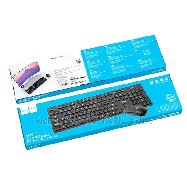 Hoco GM17 2.4G Wireless Keyboard and Mouse Set - Buy in Dar es Salaam, Tanzania | Smartware