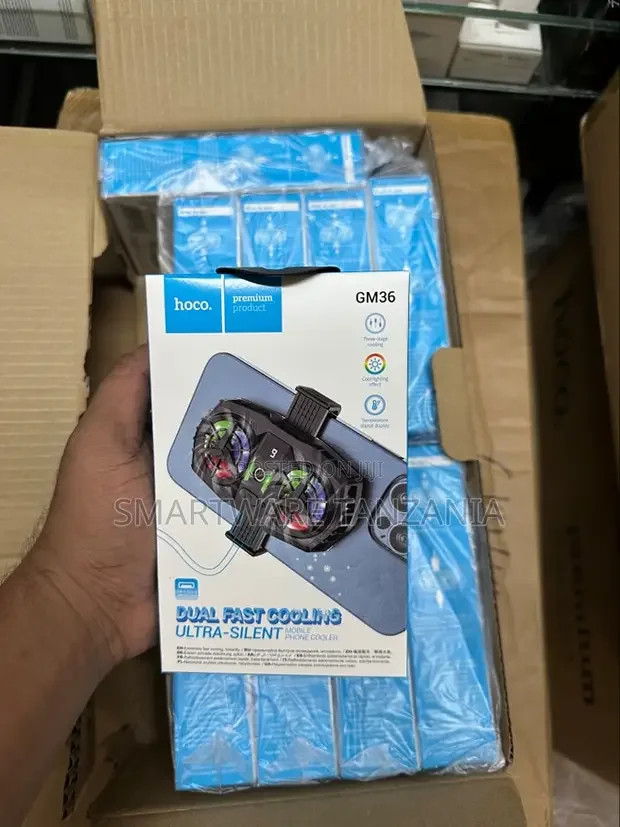 Hoco GM36 Mobile Phone Cooler Dual Fan Gaming Radiator - Buy in Dar es Salaam, Tanzania | Smartware