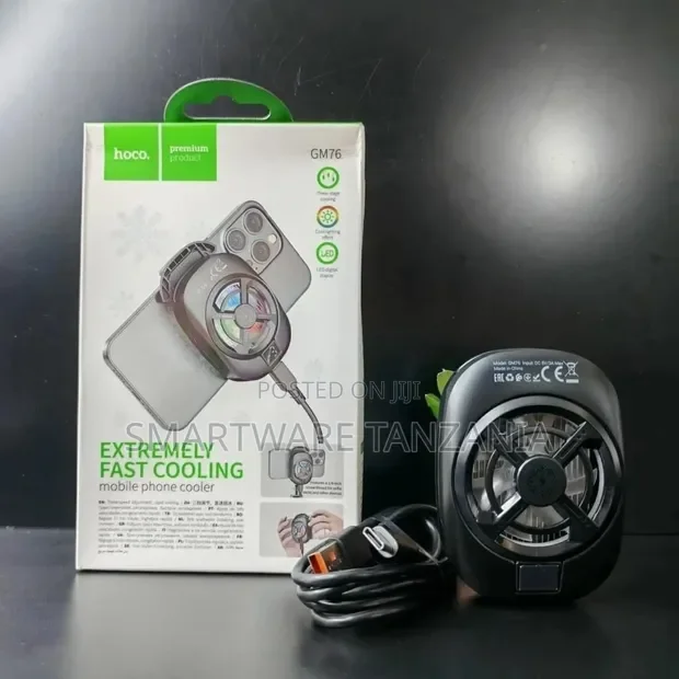 Hoco GM76 Phone Cooler Fast Cooling Fan - Buy in Dar es Salaam, Tanzania | Smartware