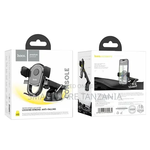 Hoco H5 Car Phone Holder Console Mount - Buy in Dar es Salaam, Tanzania | Smartware