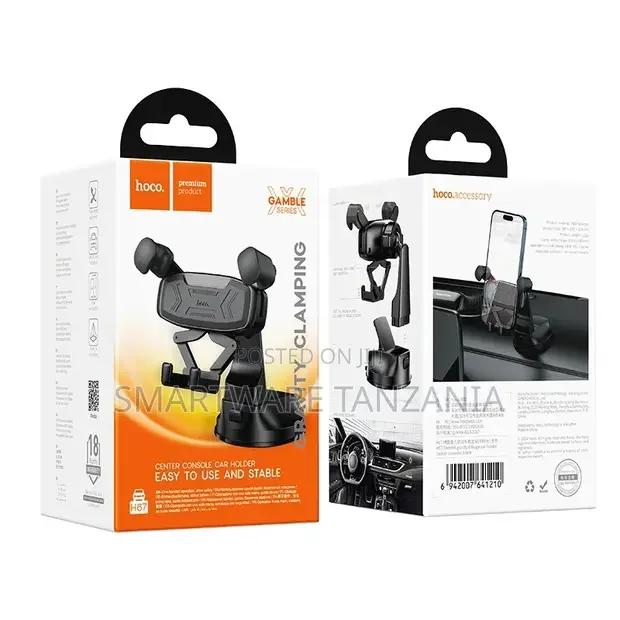 Hoco H67 Gamble Gravity Console Car Holder Stable Clamping Mount