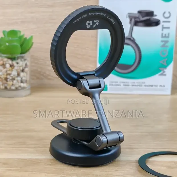 Hoco H77 Car Phone Mount Magnetic Ring Foldable Stand - Buy in Dar es Salaam, Tanzania | Smartware