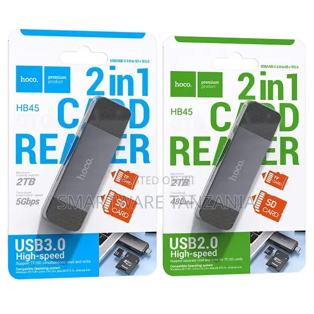 Hoco HB45 2-in-1 Card Reader USB 3.0 - Buy in Dar es Salaam, Tanzania | Smartware