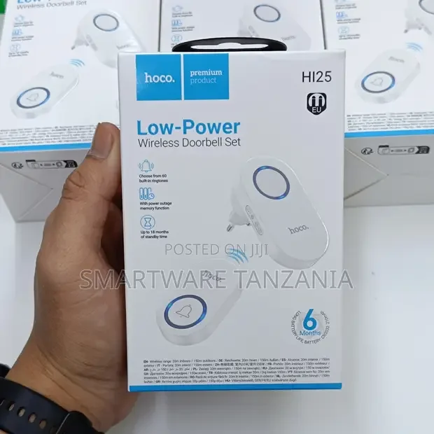 Hoco Hi25 Wireless Doorbell Set - Buy in Dar es Salaam, Tanzania | Smartware