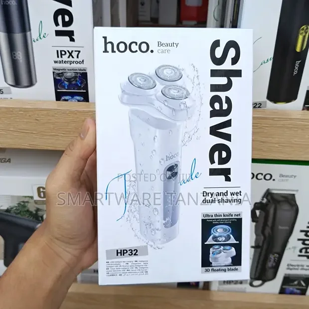 Hoco HP32 Electric Shaver Wet Dry 3D Floating Blade - Buy in Dar es Salaam, Tanzania | Smartware