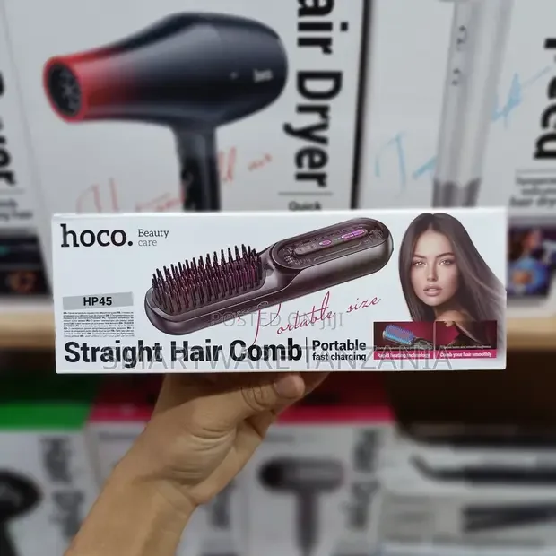 Hoco HP45 Portable Hair Straightening Comb - Buy in Dar es Salaam, Tanzania | Smartware