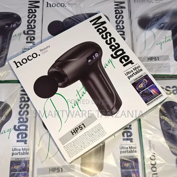 Hoco Hp51 Mini Handheld Massager Fascial Gun - Buy in Dar es Salaam, Tanzania | Smartware
