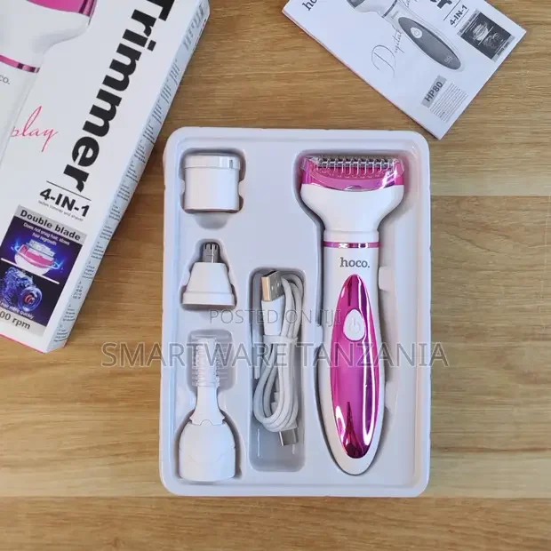 Hoco Hp80 4-in-1 Lady Trimmer Complete Kit Shaver Epilator Set