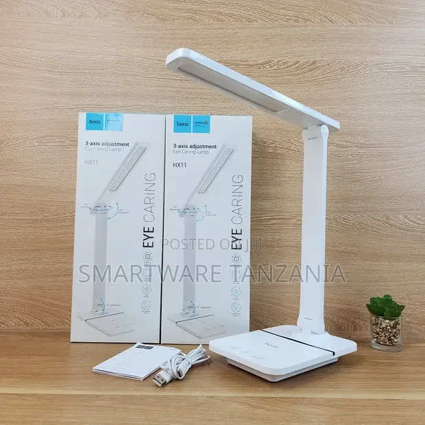 Hoco HX11 LED Desk Lamp - Eye Care, 3-Axis Adjustable - Buy in Dar es Salaam, Tanzania | Smartware