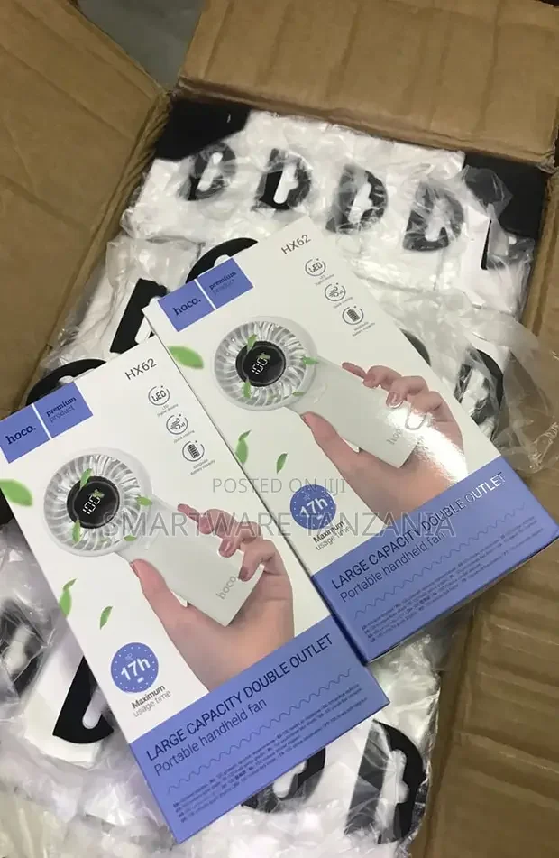 Hoco HX62 Portable Handheld Fan - Buy in Dar es Salaam, Tanzania | Smartware