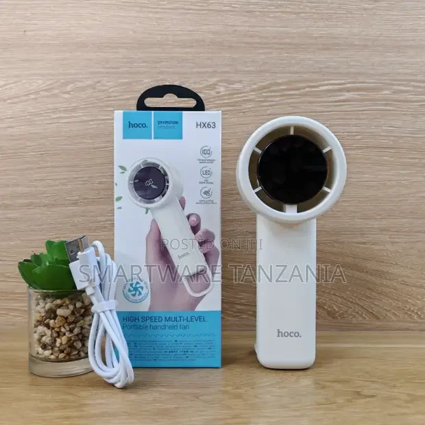 Hoco HX63 High Speed Handheld Fan - Buy in Dar es Salaam, Tanzania | Smartware