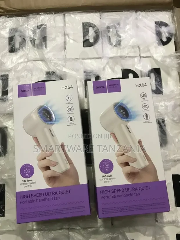 Hoco HX64 High Speed Handheld Fan - Buy in Dar es Salaam, Tanzania | Smartware