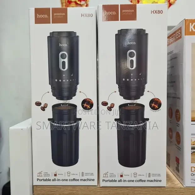 Hoco HX80 Portable All-in-One Coffee Machine - Buy in Dar es Salaam, Tanzania | Smartware