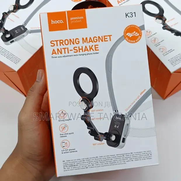 Hoco Magnetic Neck Mount Phone Holder - Buy in Dar es Salaam, Tanzania | Smartware