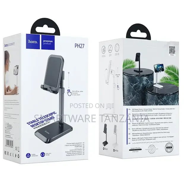 Hoco PH27 Sport Telescope Desktop Phone Stand - Buy in Dar es Salaam, Tanzania | Smartware