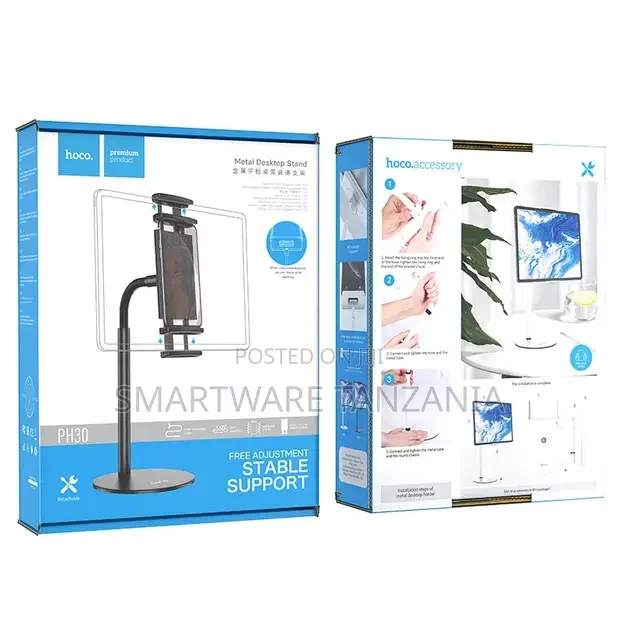 Hoco PH30 Adjustable Metal Desktop Tablet Stand - Buy in Dar es Salaam, Tanzania | Smartware