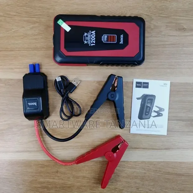 Hoco Qs3 Car Jump Starter 1200a 10000mah Portable Power Bank