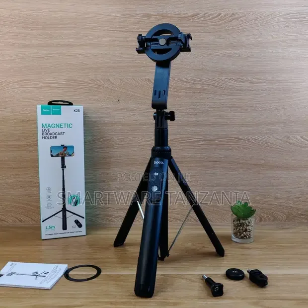 Hoco Selfie Stick Tripod Magnetic Mount Bluetooth Remote 1.5m