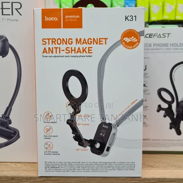 Hoco Strong Magnet Anti-Shake Neck Phone Holder - Buy in Dar es Salaam, Tanzania | Smartware