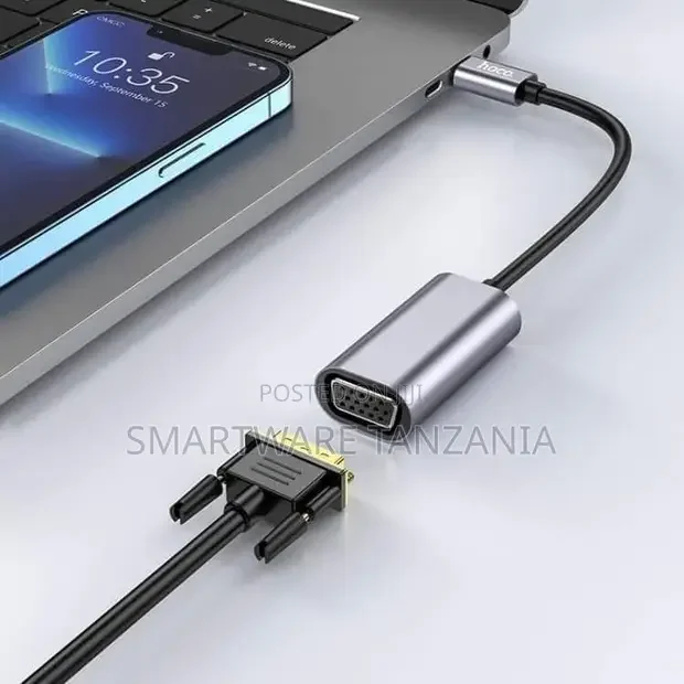 Hoco USB-C to VGA Adapter Cable - Buy in Dar es Salaam, Tanzania | Smartware