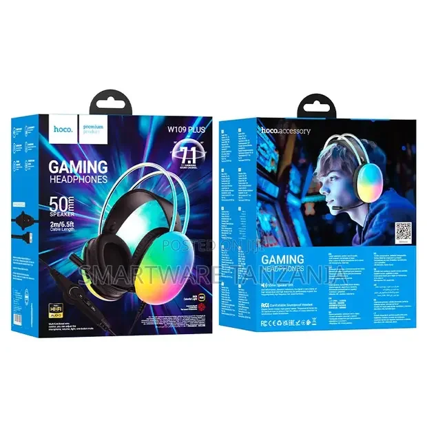 Hoco W109 Plus Gaming Headphones 7.1 Surround - Buy in Dar es Salaam, Tanzania | Smartware