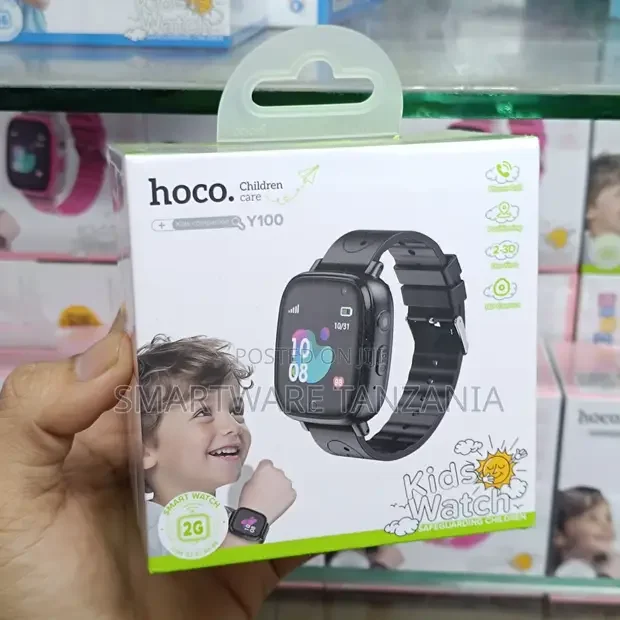 Hoco Y100 Kids Smart Watch 2g Gps Positioning Camera Black
