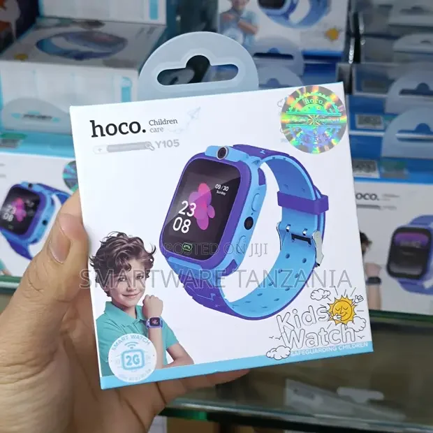 Hoco Y105 Kids Smart Watch 2G GPS Phone Call Camera Blue - Buy in Dar es Salaam, Tanzania | Smartware