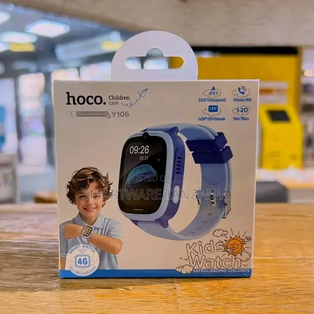 Hoco Y106 Kids Smart Watch 4G Video Call GPS Tracker - Buy in Dar es Salaam, Tanzania | Smartware