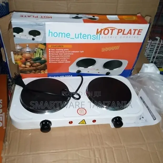 Home Double Hot Plates Electric Burner - Buy in Dar es Salaam, Tanzania | Smartware