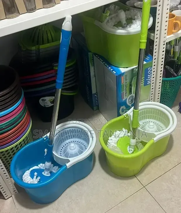 Home Office Floor Cleaning 360 Degree Spin Bucket - Buy in Dar es Salaam, Tanzania | Smartware