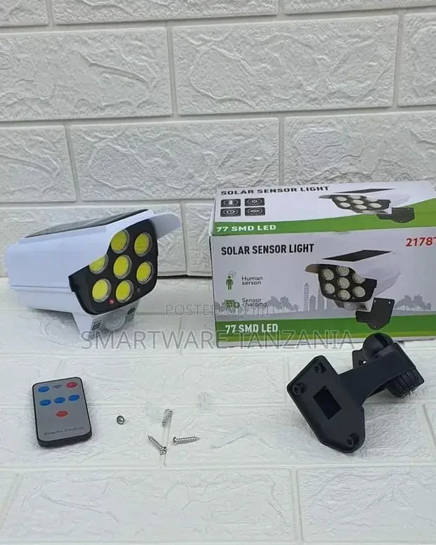 Home Outdoor Motion Sensor Camera Shaped Lamp Solar - Buy in Dar es Salaam, Tanzania | Smartware