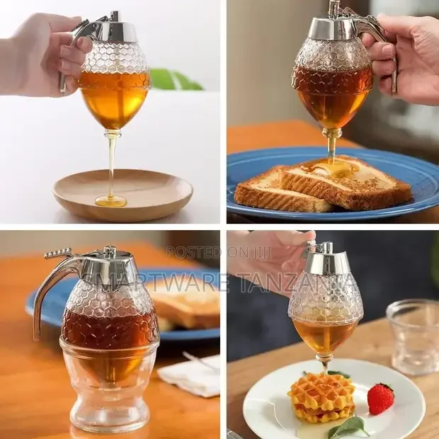 Honey Dispenser Stand 200ml Portable Honey Jar Container - Buy in Dar es Salaam, Tanzania | Smartware