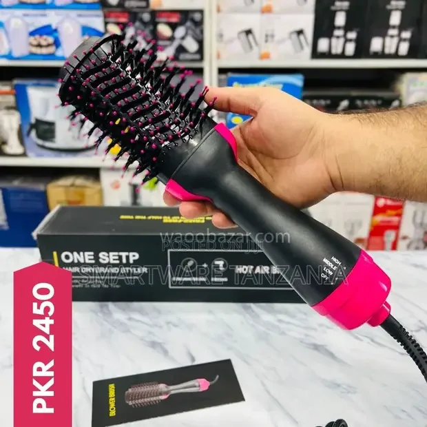 Hot Brush Hair Dryer Straightener Curler Styler Comb - Buy in Dar es Salaam, Tanzania | Smartware