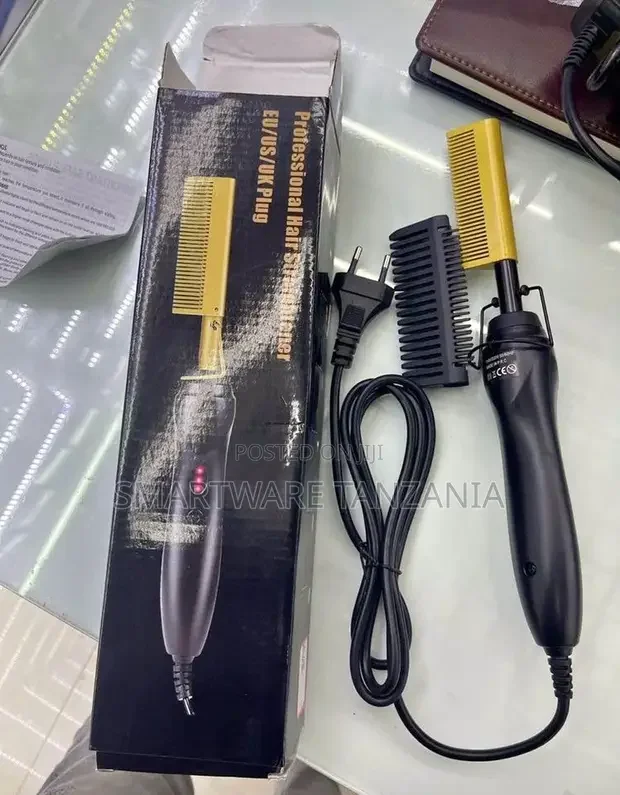 Hot Comb Hair Straightener, Ceramic Comb Iron Heated Brush - Buy in Dar es Salaam, Tanzania | Smartware